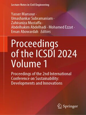 cover image of Proceedings of the ICSDI 2024 Volume 1